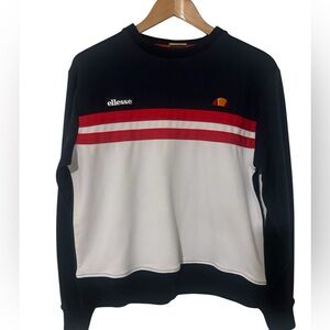Ellesse Blue and White Sweatshirt